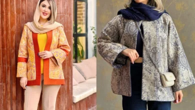 مدل مانتو کتی ژاکارد