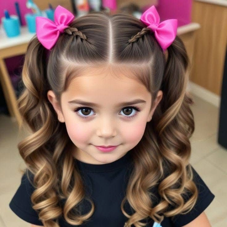 مدل موی دختربچه ساده و شیک 10