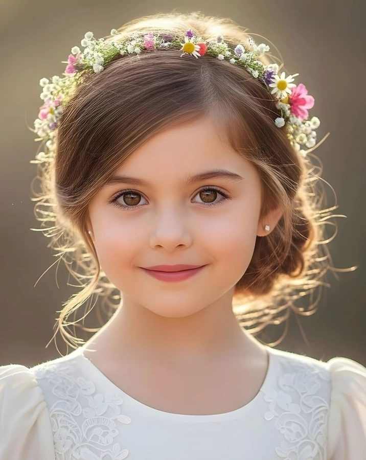 مدل موی دختربچه ساده و شیک 9