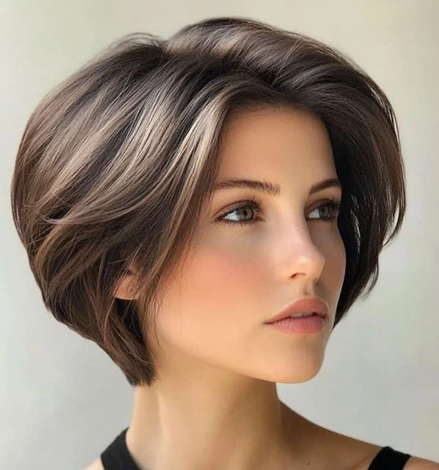 مدل موی پر کوتاه 18