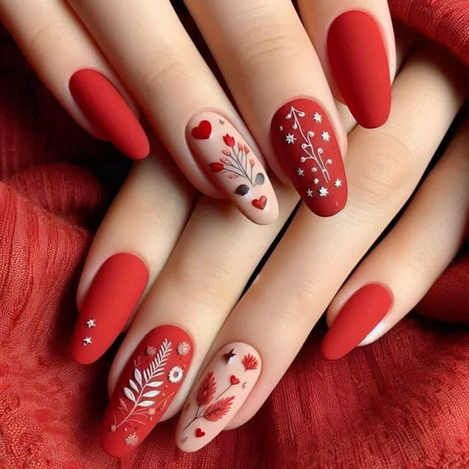 مدل کاشت ناخن عیدانه 2 مدل کاشت ناخن عیدانه 2