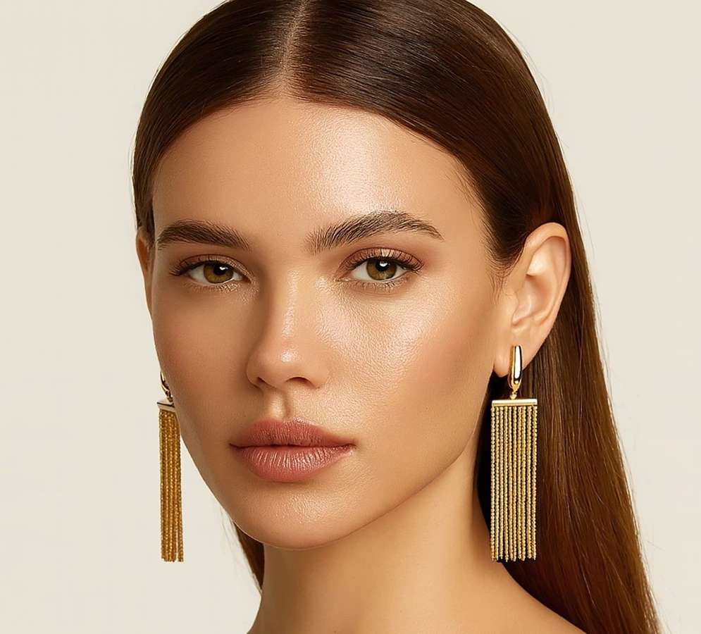 مدل گوشواره آویز بلند 15