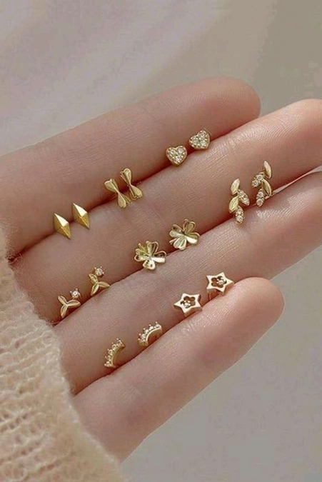 مدل گوشواره میخی ریز 20
