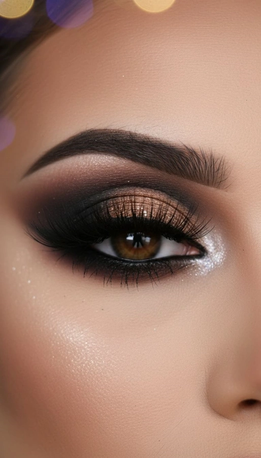 ۲۰مدل سایه چشم اسموکی 9