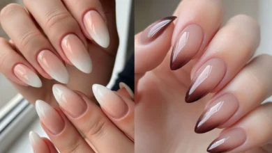 مدل ناخن امبره روشن
