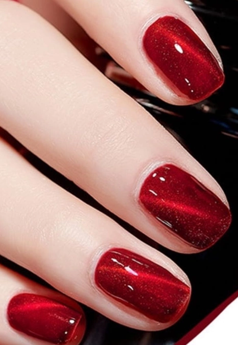 مدل ژلیش ناخن کوتاه 23