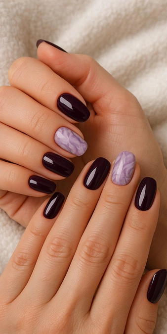 مدل ژلیش ناخن کوتاه 7
