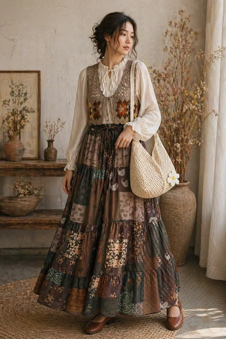 استایل بوهو دخترانه 14