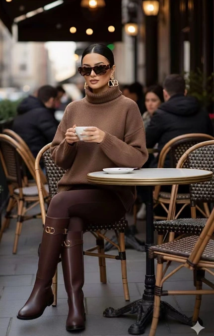 استایل‌ با بوت بلند 10
