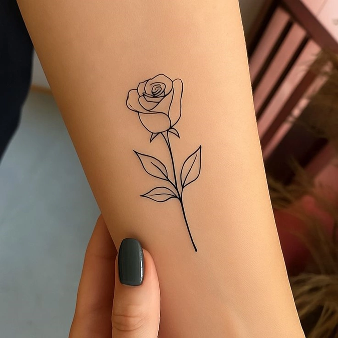 تاتو مینیمال دخترانه 19