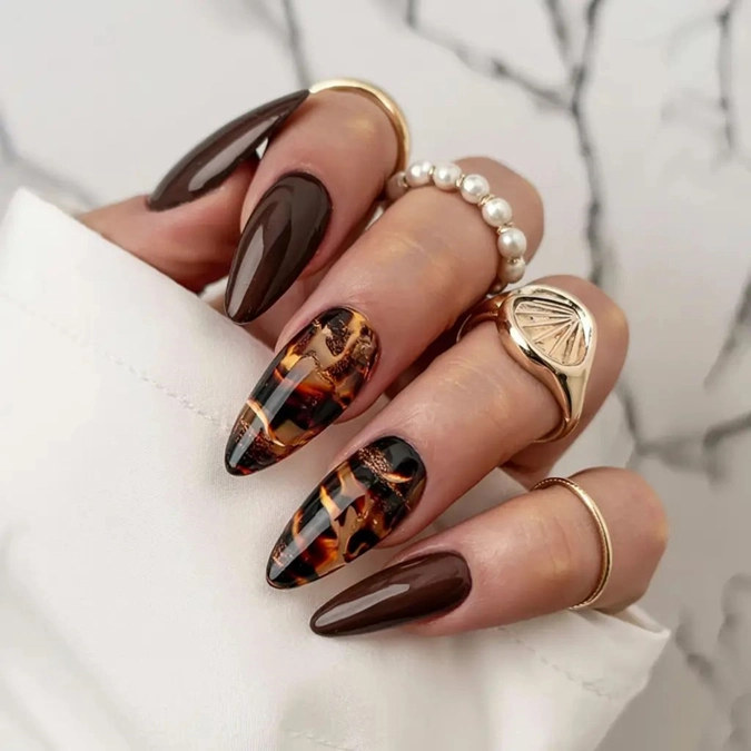 طرح ناخن لاک پشتی 22