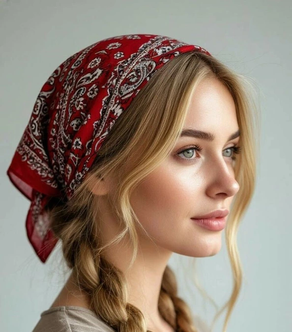 مدل بستن مینی‌ اسکارف 1