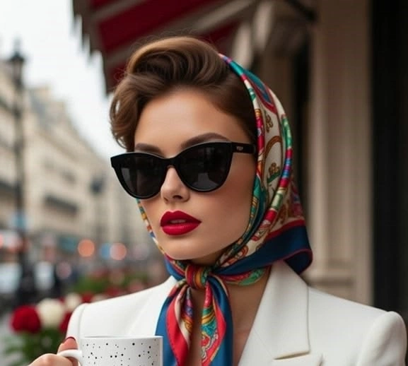 مدل بستن مینی‌ اسکارف 21