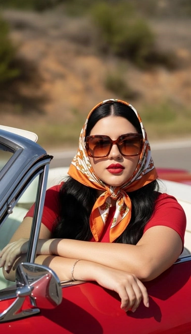 مدل بستن مینی‌ اسکارف 22