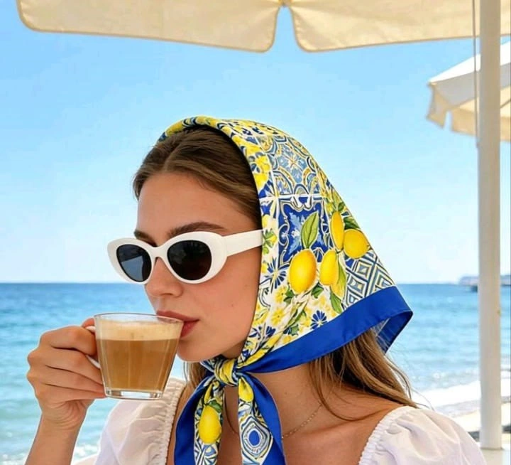 مدل بستن مینی‌ اسکارف 25