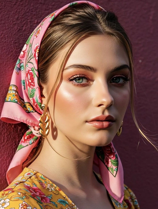 مدل بستن مینی‌ اسکارف 4