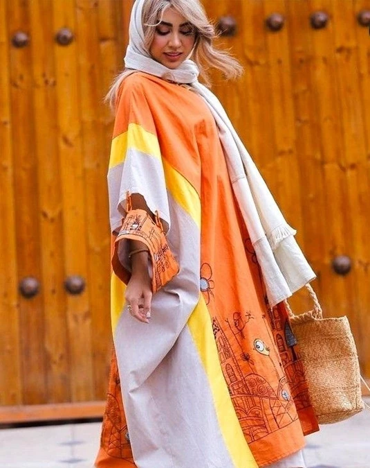 مدل مانتو گشاد و خفاشی 5