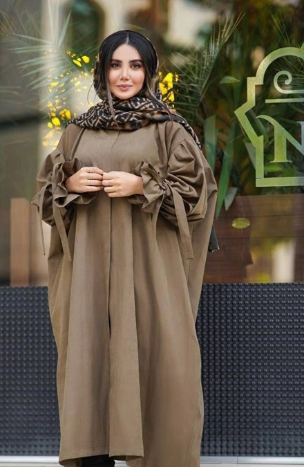 مدل مانتو گشاد و خفاشی 7