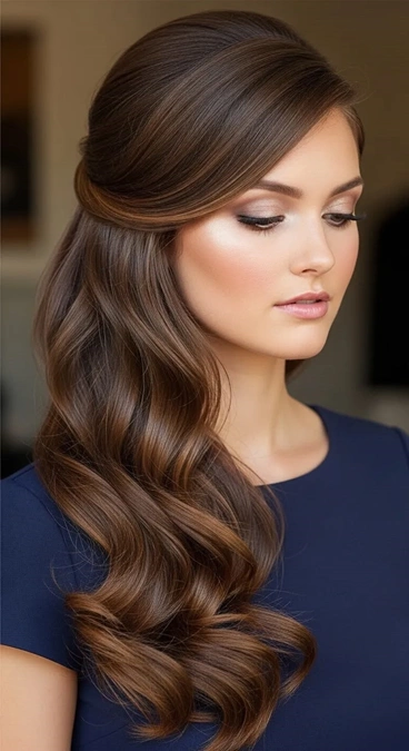مدل مو دخترانه برای عروسی باز 6