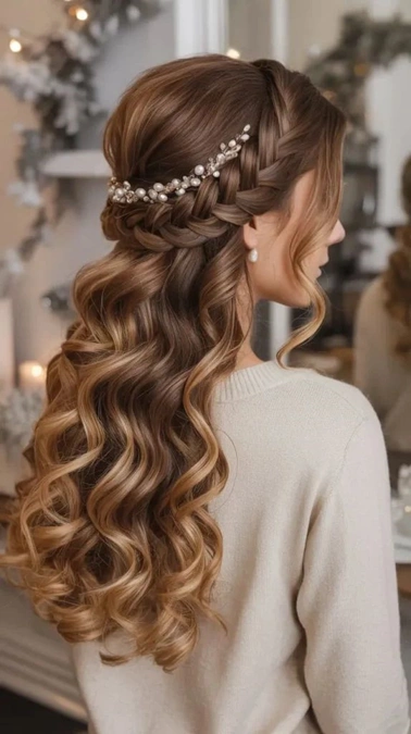 مدل مو دخترانه برای عروسی باز 7