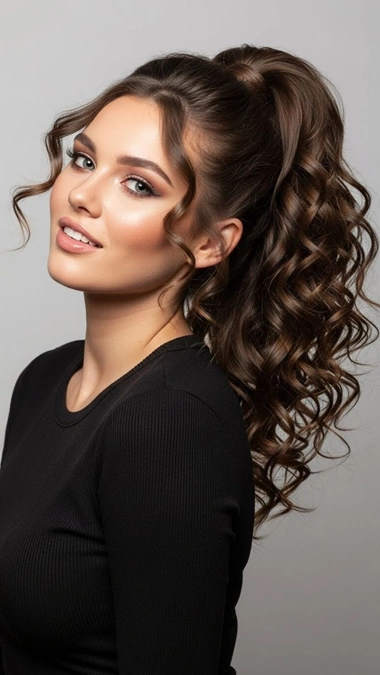 مدل مو دخترانه دم اسبی 15
