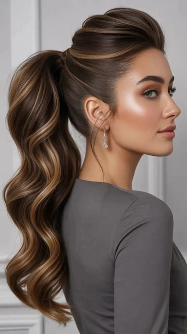 مدل مو دخترانه دم اسبی 4