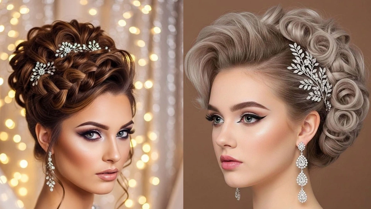 مدل موی فر بسته دخترانه برای عروسی