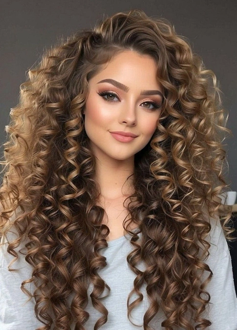 مدل موی فر دخترانه برای عروسی 14