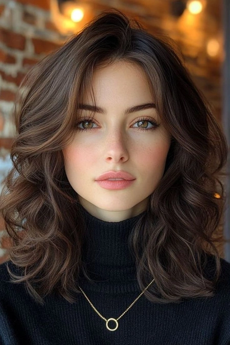 مدل موی موج دار دخترانه 11