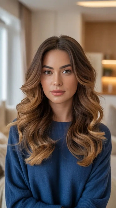 مدل موی موج دار دخترانه 21
