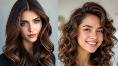 مدل موی موج دار دخترانه