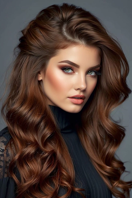 مدل موی موج دار دخترانه 7