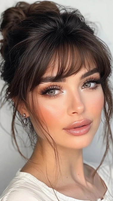 مدل موی گوجه ای شلخته برای عروسی 3
