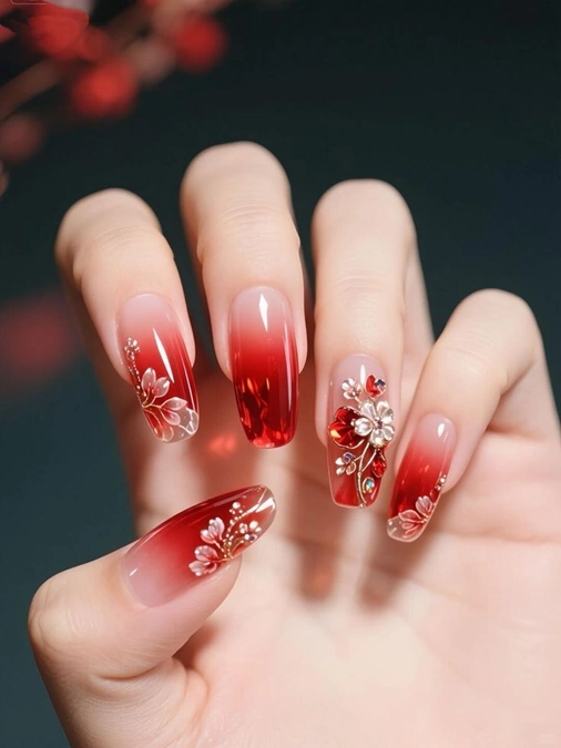 مدل ناخن شیشه‌ ای 5