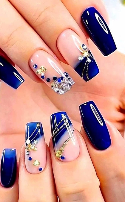 مدل ناخن فرنچ اکلیلی 15