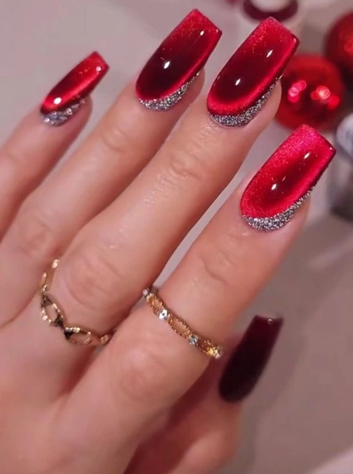 مدل ناخن ژلیش آبنباتی 10