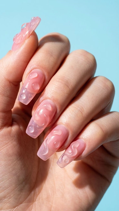 مدل ناخن ژلیش آبنباتی 23