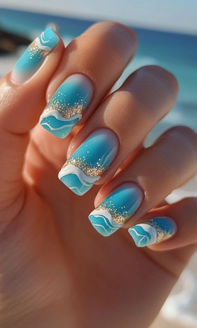 مدل ناخن ژلیش تابستونی 12