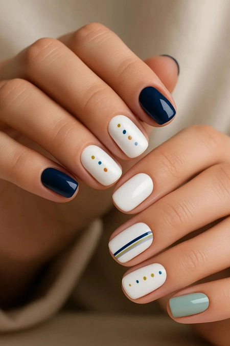 مدل ناخن ژلیش تابستونی 19