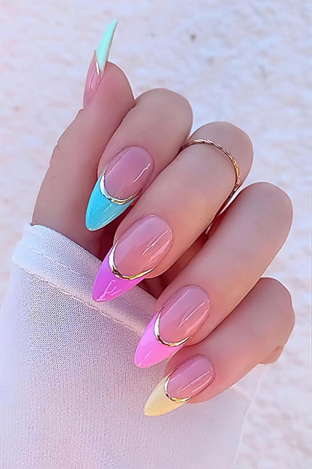 مدل ناخن ژلیش تابستونی 23