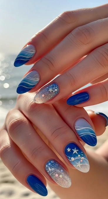 مدل ناخن ژلیش تابستونی 8