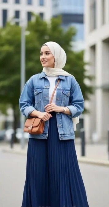 استایل با دامن پلیسه 14