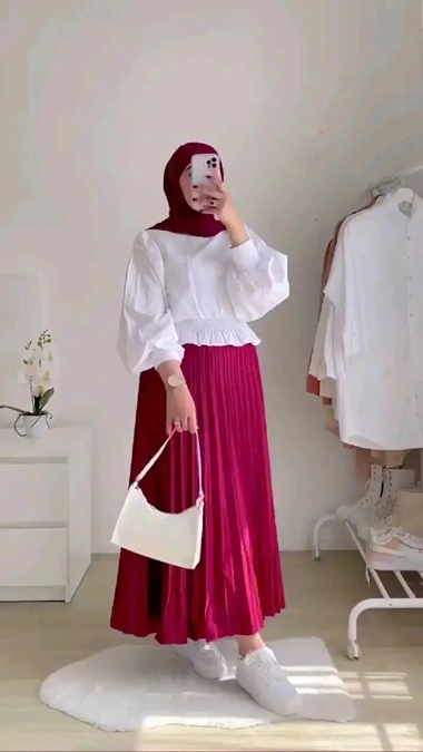استایل با دامن پلیسه 26