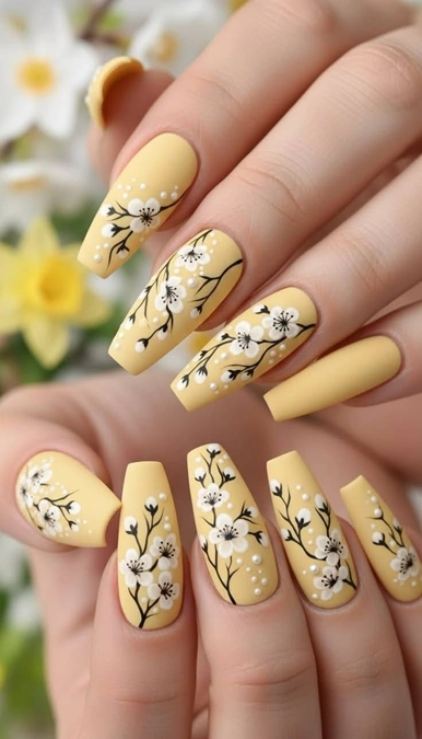 طراحی ناخن بلند 15