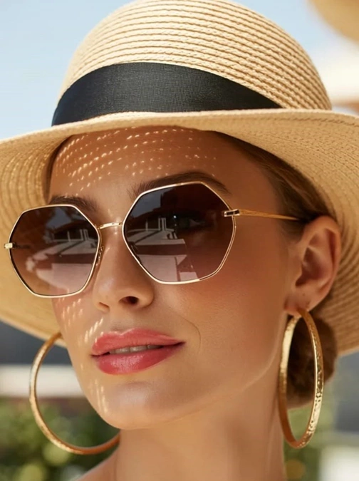 عینک آفتابی مناسب صورت گرد 16 عینک آفتابی مناسب صورت گرد 16