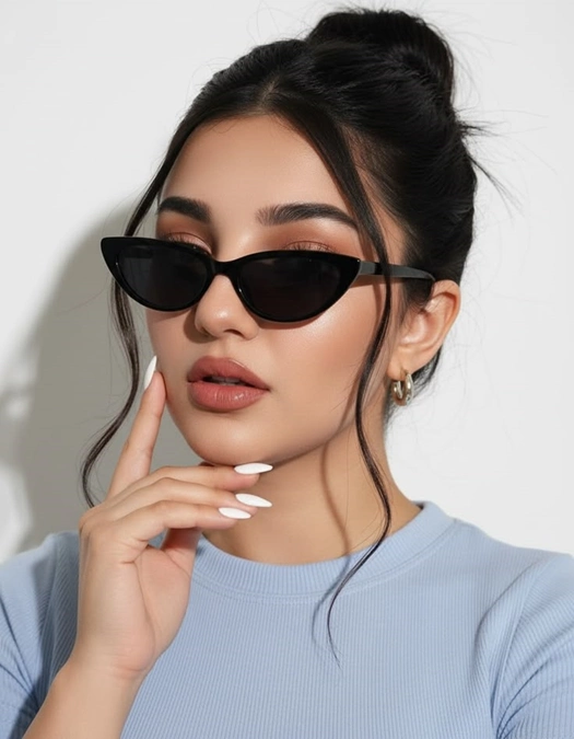 عینک آفتابی مناسب صورت گرد 8 عینک آفتابی مناسب صورت گرد 8