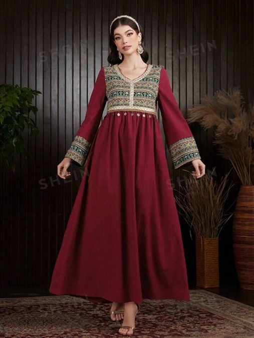 لباس بلوچی دخترانه مدل دار 10