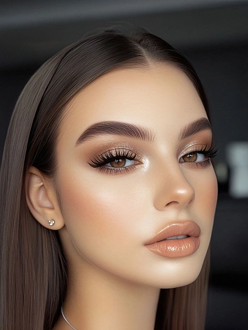 مدل آرایش دخترانه ساده و شیک برای عروسی 11