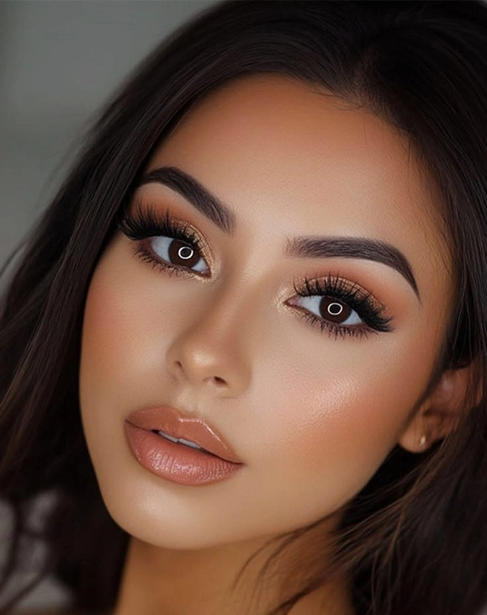 مدل آرایش دخترانه ساده و شیک برای عروسی 2