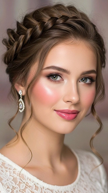 مدل آرایش دخترانه ساده و شیک برای عروسی 5